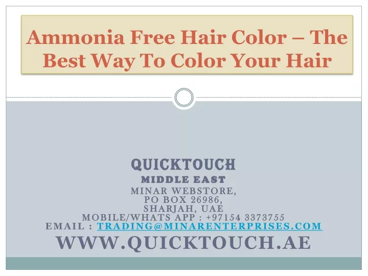 ammonia free hair color the best way to color your hair
