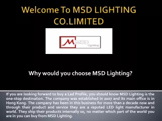 LED Strip Light, LED Profile