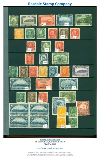 rasdale stamp company