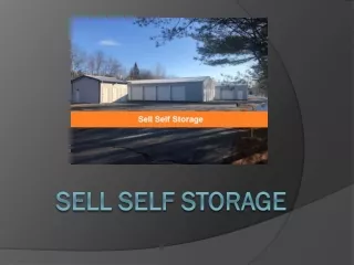 sell self storage