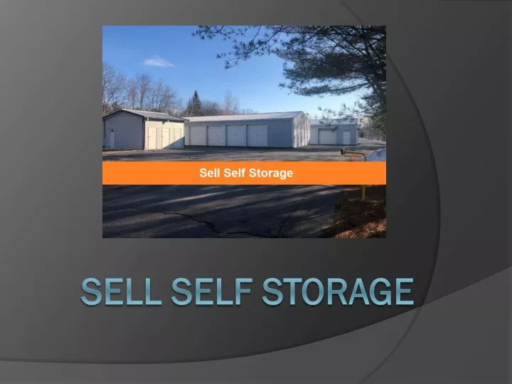 sell self storage