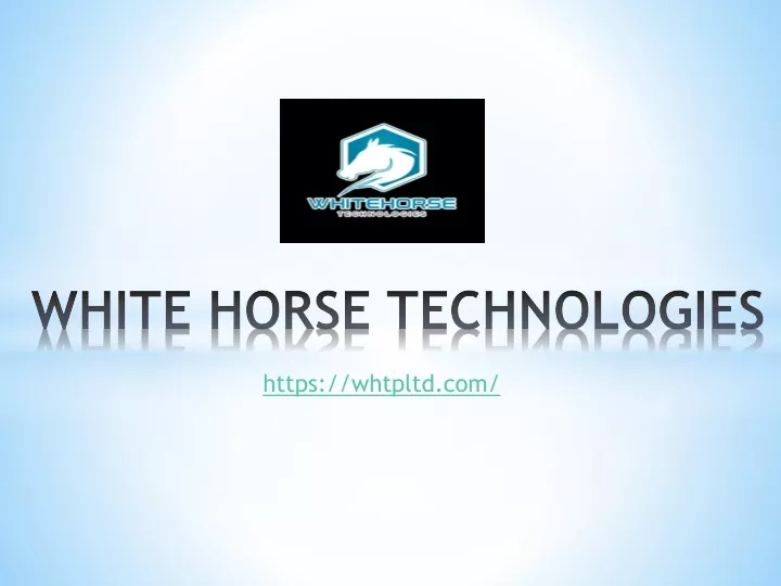 white horse technologies