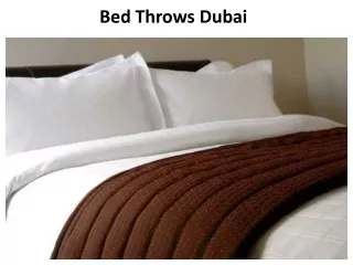 bed throws dubai
