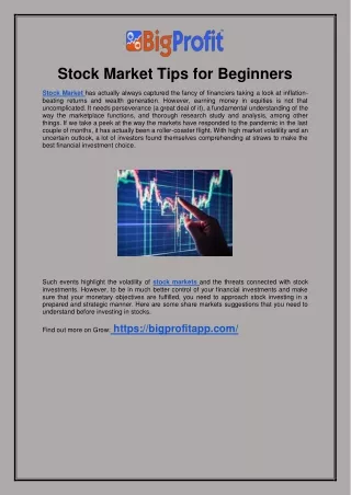 Stock Market is the Best Platform for Trading