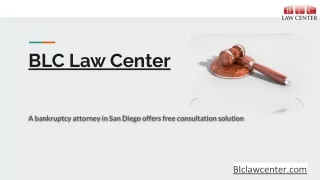 Bankruptcy Attorney San Diego CA