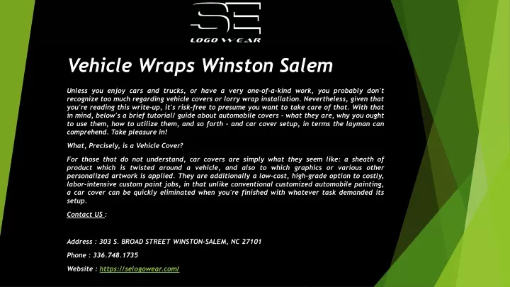 vehicle wraps winston salem