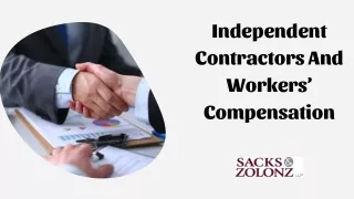 Independent Contractors And Workers’ Compensation