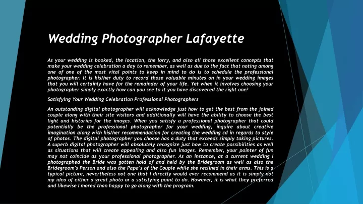 wedding photographer lafayette