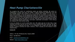 heat pump charlottesville