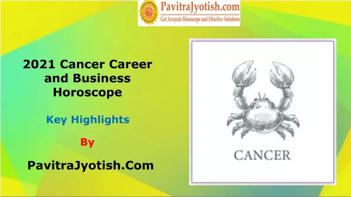2021 cancer career and business horoscope