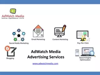 AdWatch Media Advertising Services - AD Watch Media