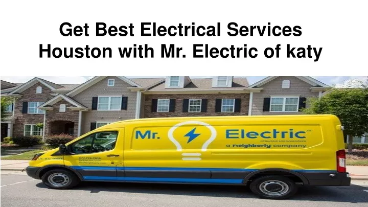 get best electrical services h ouston with