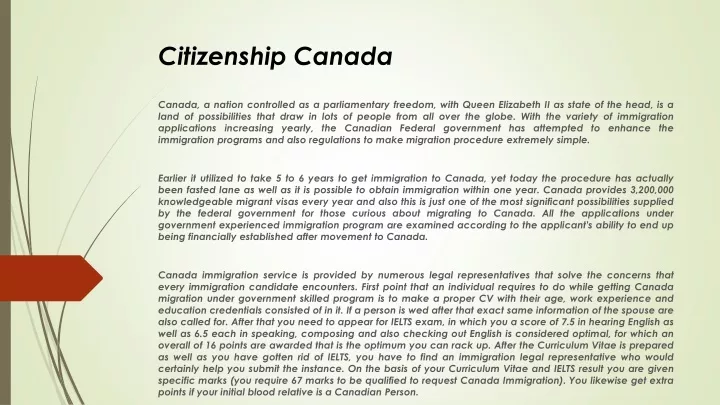 citizenship canada