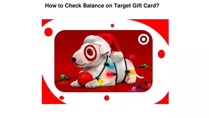 how to check balance on target gift card