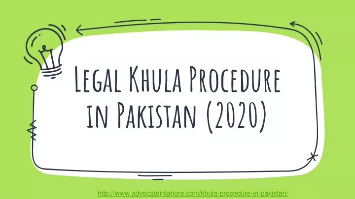 legal khula procedure in pakistan 2020