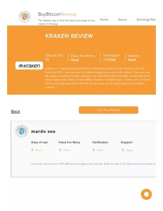 Kraken Review | Buy Bitcoin Norway