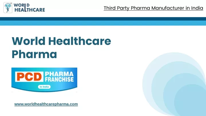 third party pharma manufacturer in india