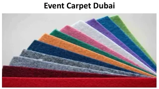 event carpet dubai