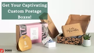get your captivating custom postage boxes