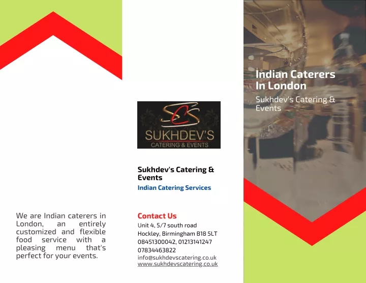 indian caterers in london sukhdev s catering