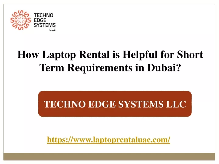 how laptop rental is helpful for short term