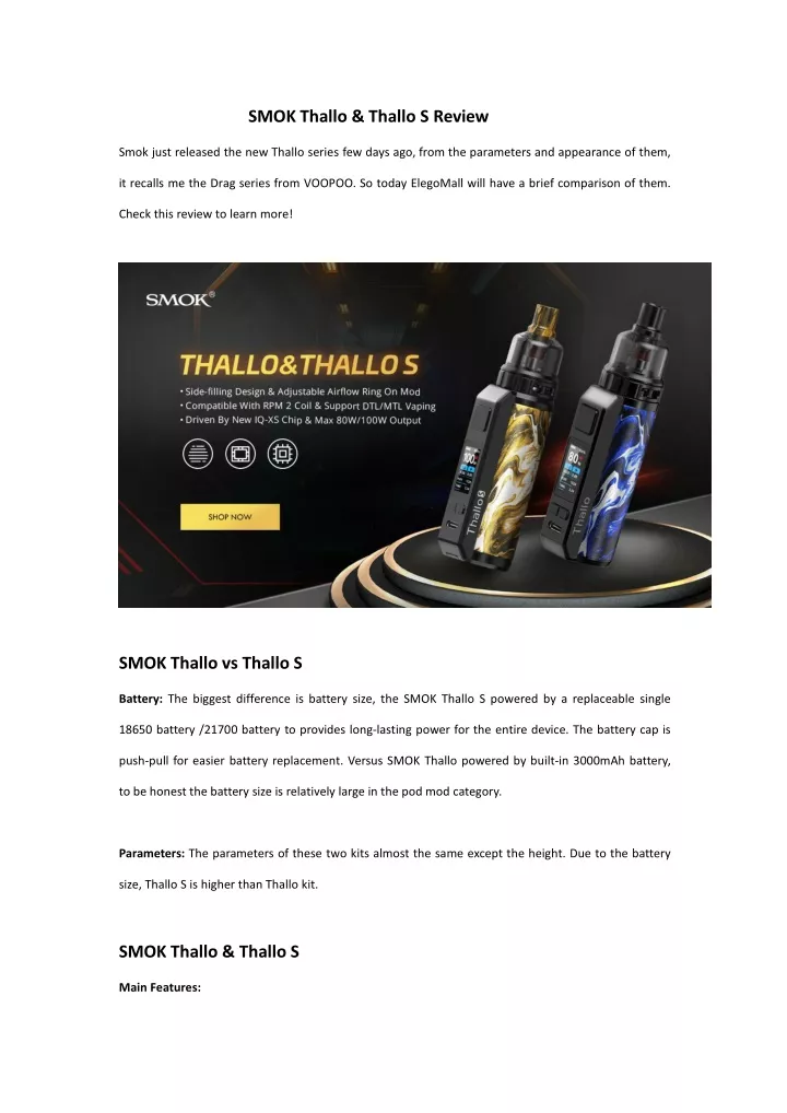 smok thallo thallo s review