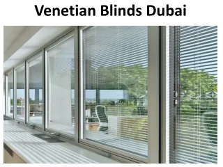 venetian blinds dubai