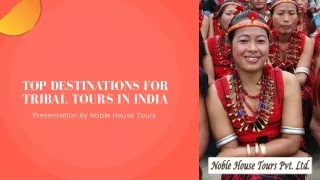 Top Destinations For Tribal Tours In India