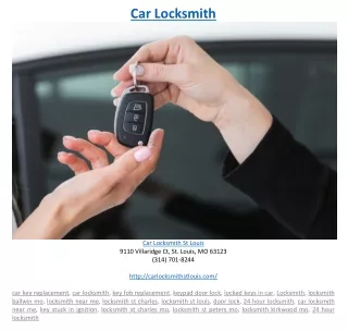 car locksmith