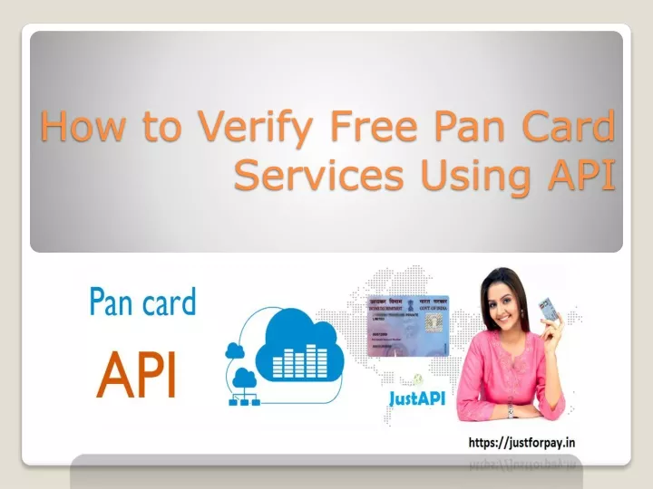 how to verify free pan card services using api