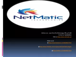 Best Mobile app development company in Canada-Netmatic Technologies