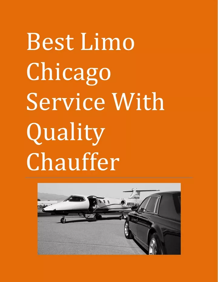 best limo chicago service with quality chauffer