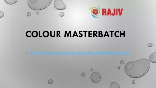 colour masterbatch