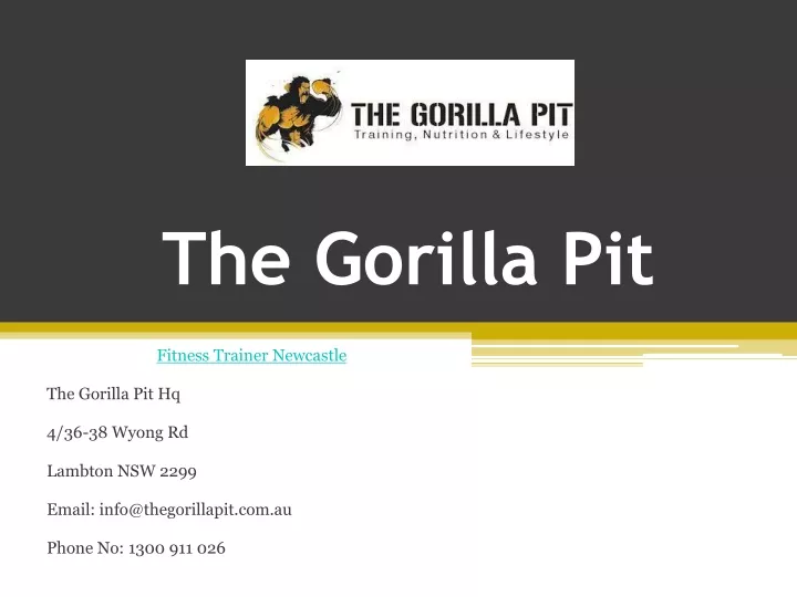 the gorilla pit