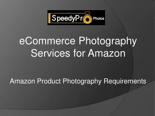 eCommerce Photography  Services for Amazon