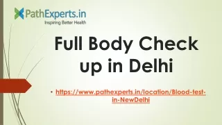 full body check up in delhi