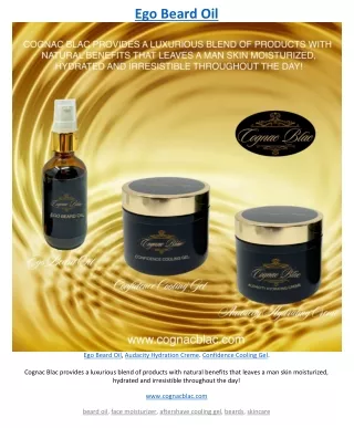 ego beard oil