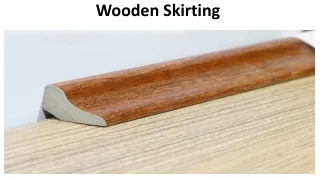 wooden skirting