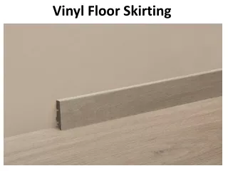 vinyl floor skirting