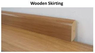 wooden skirting