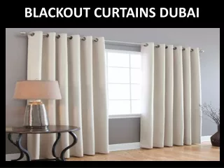 blackout curtains dubai