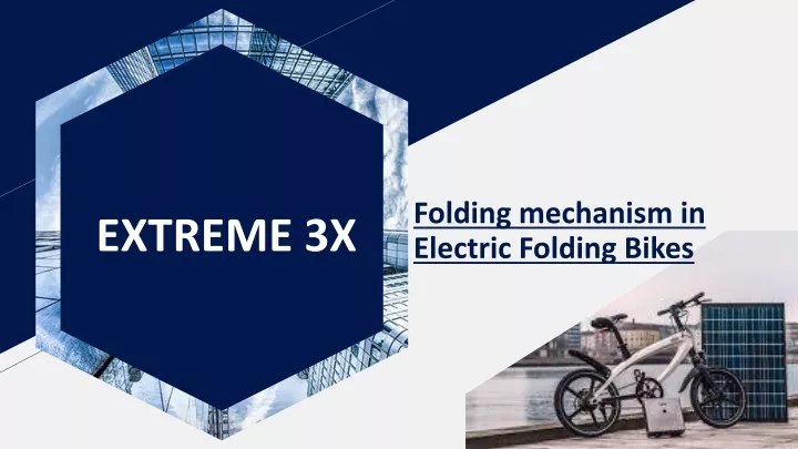 folding mechanism in electric folding bikes