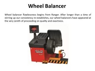 wheel balancer