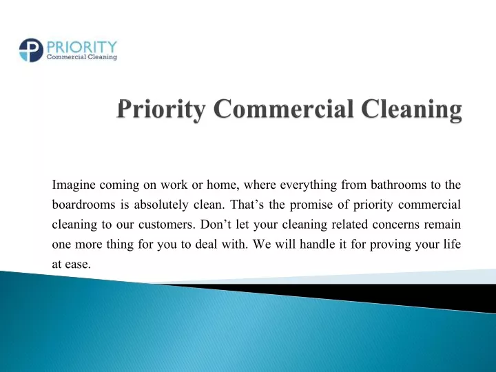 priority commercial cleaning