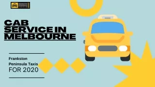Get Easy Cab Service In Melbourne
