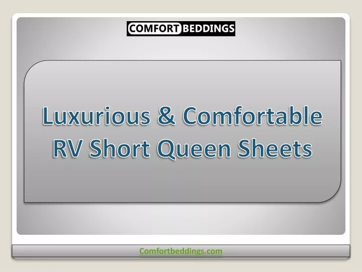 luxurious comfortable rv short queen sheets