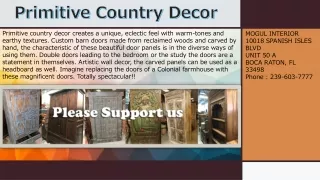 primitive country decor