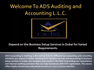 VAT Registration , Business Setup Services in Dubai