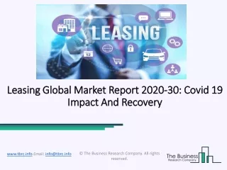 Leasing Market, Industry Trends, Revenue Growth, Key Players Till 2030