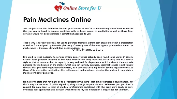 pain medicines online